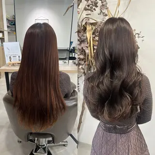 ロング 髪質改善/艶カラー 縮毛矯正/山本由梨のヘアスタイル