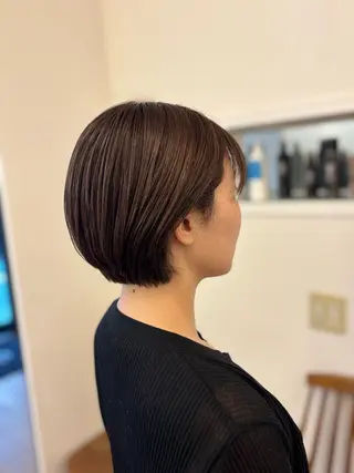 ショート モモ /フェイスレイヤーのヘアスタイル