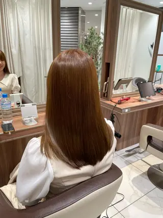 セミロング ヘアアレンジ 🇰🇷韓国ヘア★ 副店長.쿠리타⭐︎のヘアスタイル