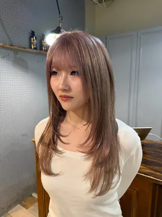 ミディアム カラー 🤩噂のMr.髪ポジ ティブ®️yu🤩のヘアスタイル
