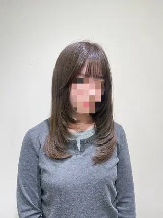 セミロング 🎀momoa CIEL天神店🎀のヘアスタイル