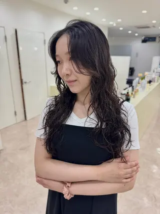 ロング パーマ 似合わせ提案美容師| コイデリュウセイのヘアスタイル