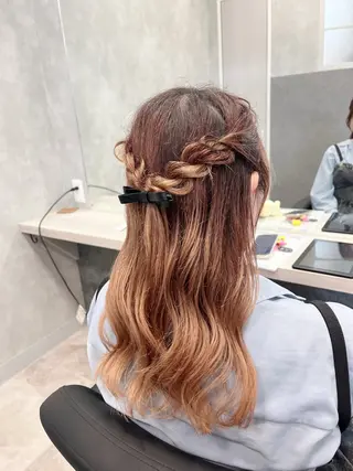 ロング 加藤 碧唯のヘアスタイル