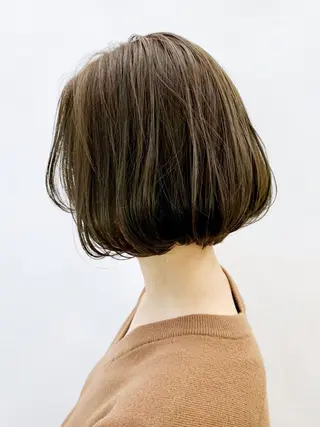 ショート カラー パーマ ヘアアレンジ ITbyALBUM 中野店のヘアスタイル