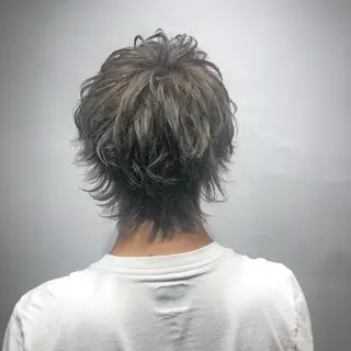 カラー メンズ 中野 竜介のヘアスタイル