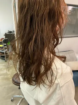 ロング パーマ 原一真/ 外国人ショートヘアのヘアスタイル
