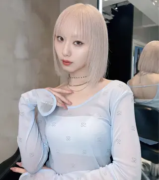 ショート ナナ♡レイヤーカット ♡似合わせカラーのヘアスタイル