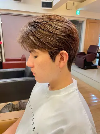 パーマ メンズ 村松 寛太のヘアスタイル