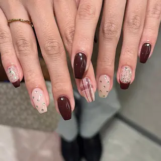 ネイル 🧸原宿の美フォルム ネイリスト🧸いいだのネイルデザイン