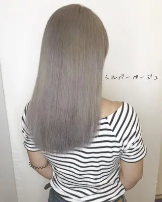 ロング カラー あさだ しゅうたろうのヘアスタイル