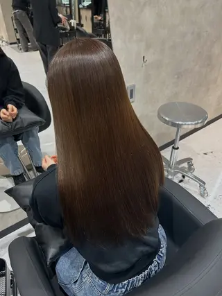 ロング カラー 《.Xian》リク/ 艶カラー✨カット✂️のヘアスタイル