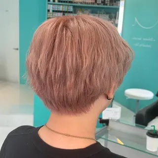 ショート カラー メンズ デザインカラー/ ボブ/Natsukiのヘアスタイル