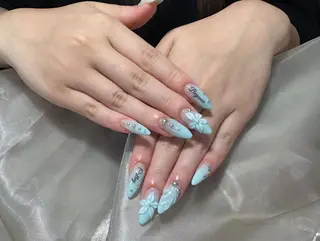 ネイル 長さ出し専門店💖 当日予約OK☆AKIのネイルデザイン