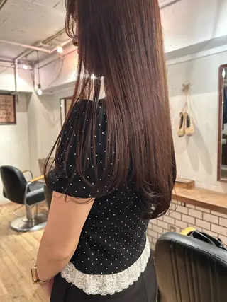 ロング すきバサミを使わない カット/Ⓜ️めぐみのヘアスタイル