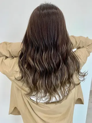 ロング 山田 絵里菜のヘアスタイル