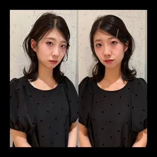 ミディアム カラー mai / linoah˚✧のヘアスタイル