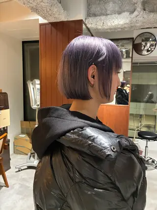 ショート カラー ヘアアレンジ 💟Opus // Mizuki🐕のヘアスタイル