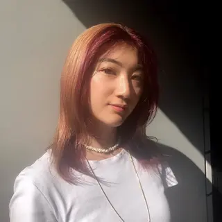ミディアム カラー パーマ ヘアアレンジ メンズ キッズ ネイル マツエク・マツパ KANAMI 🌏のヘアスタイル