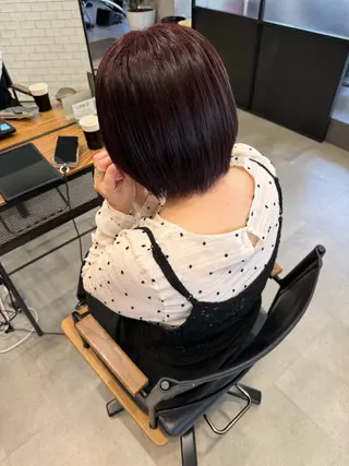ショート 心斎橋/透明感カラー 🫧アサノハルカのヘアスタイル