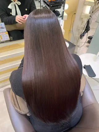 ミディアム カラー 🐈⬛韓国風艶髪× 透明感カラー/まりのヘアスタイル