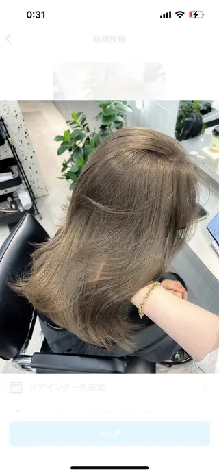 ミディアム カラー ✨無料カット募集中✨ haru/ONYXのヘアスタイル