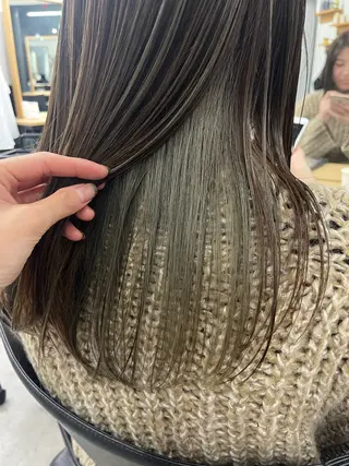 ロング カラー nishihama nanaのヘアスタイル