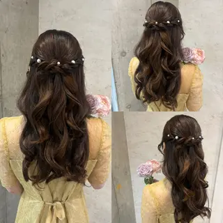 ロング ヘアアレンジ 美髪× ヘアセット✨Araiのヘアスタイル