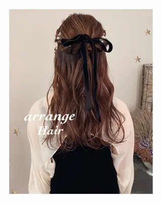 ロング ヘアアレンジ 市川 千夏のヘアスタイル