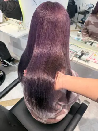 ロング カラー Lovis moa 〘国分 かな〙のヘアスタイル