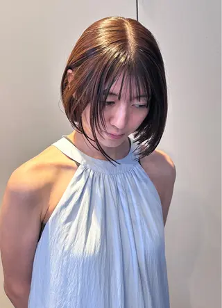ショート カラー ナチュラル大人っぽい スタイル MAORIのヘアスタイル