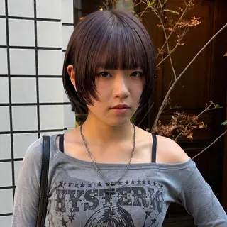 ショート ハイトーン/レイヤー カット/TAKEのヘアスタイル