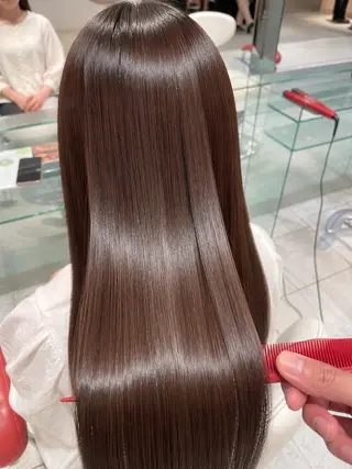 ロング 美髪矯正🪞髪質改善 KURIHARAのヘアスタイル