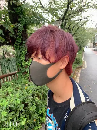 ショート カラー ヘアアレンジ メンズ チバ ヒロトのヘアスタイル