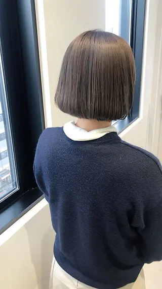 ショート カラー 髪質改善/顔まわり 石原のヘアスタイル