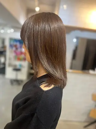 ミディアム 福本晴海/カラー モデル募集中✨️のヘアスタイル