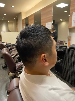 ショート メンズ メンズパーマモデル 大募集中のヘアスタイル