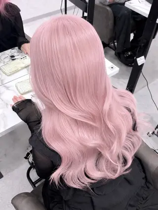 セミロング カラー 🦋ピンクカラー特化 🦋KOKIのヘアスタイル