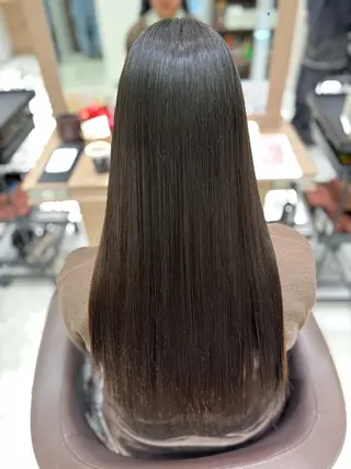 ロング パーマ 🐈‍⬛SARA🎀 縮毛矯正のヘアスタイル