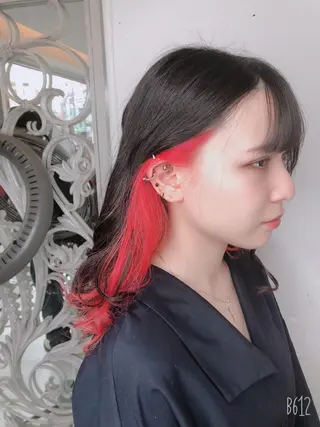 セミロング デザインカラー🎨 下北沢 / 磯部のヘアスタイル
