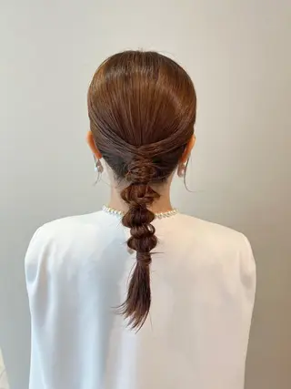 ロング ヘアアレンジ THINK SHOP sakiのヘアスタイル