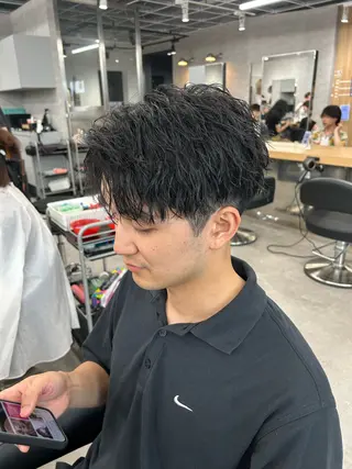 パーマ メンズ 🐺森 雄飛/メンズ 韓国ヘアのヘアスタイル