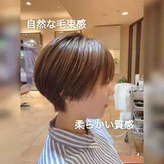 ショート 🎉骨格矯正カット ばば　としまさのヘアスタイル