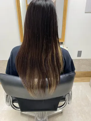 ロング 美髪クリエーター テラダタエコのヘアスタイル
