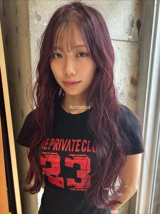 カラー カエデ🐬 カットモデルのヘアスタイル