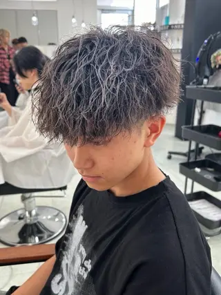 パーマ メンズ 静岡 / 毛流れ特化 /下居真大のヘアスタイル