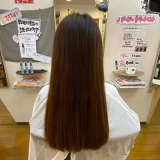 ロング 縮毛矯正モデル募集中 美容室HATSUのヘアスタイル