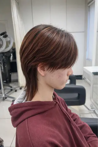 ショート 【縮毛矯正/レディー スカット】美涼🎀のヘアスタイル