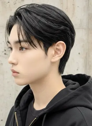 ミディアム メンズ 増田 祐のヘアスタイル