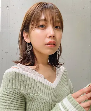 ミディアム 【似合わせボブ】 ／ おおの かい🫟のヘアスタイル
