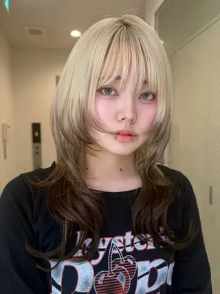 ロング こころ/透明感カラー /似合わせカット🫧のヘアスタイル